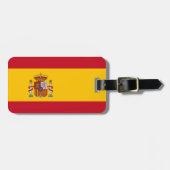 スペイン国旗 ラゲッジタグ (正面横)