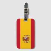 スペイン国旗 ラゲッジタグ (正面縦)