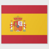 スペイン国旗 ラッピングペーパー (フラット)