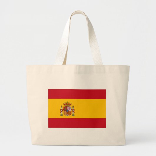 スペイン国旗 ラージトートバッグ (正面)