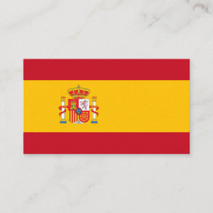 スペイン国旗 名刺