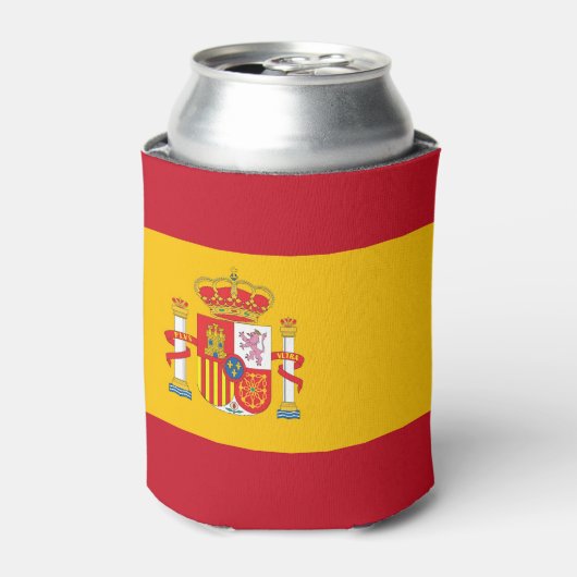 スペイン国旗 缶クーラー (缶正面)