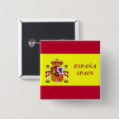 スペイン国旗 缶バッジ (正面&裏面)