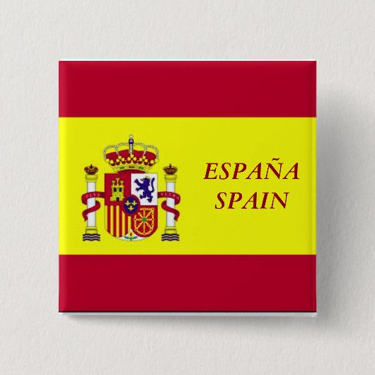 スペイン国旗 缶バッジ (正面)