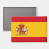 スペイン国旗 長方形マグネット マグネット (正面/裏面)
