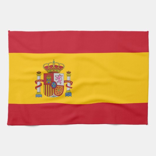 スペイン国旗 – Bandera de Espana キッチンタオル (横)