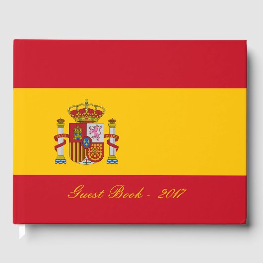 スペイン国旗 – Bandera de Espana ゲストブック (正面)