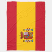 スペイン国旗 – Bandera de Espana フリースブランケット (正面)
