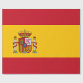 スペイン国旗 – Bandera de Espana ラッピングペーパー (フラット)