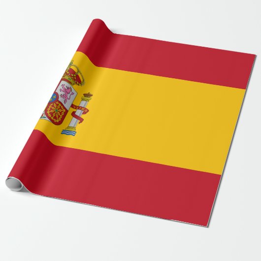 スペイン国旗 – Bandera de Espana ラッピングペーパー (アンロールド)