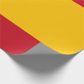 スペイン国旗 – Bandera de Espana ラッピングペーパー (角)