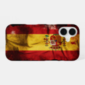 スペイン国旗 iPhone 16ケース (裏面横)