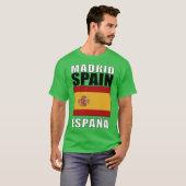 スペイン国旗 Tシャツ (正面フル)