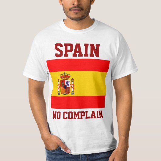 スペイン国旗Tシャツ Tシャツ (正面)