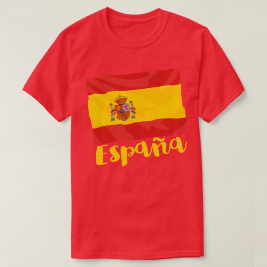 スペイン国旗Tシャツ Tシャツ (デザイン正面)