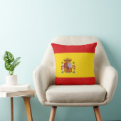 スペイン国旗x旗まくら クッション (椅子)