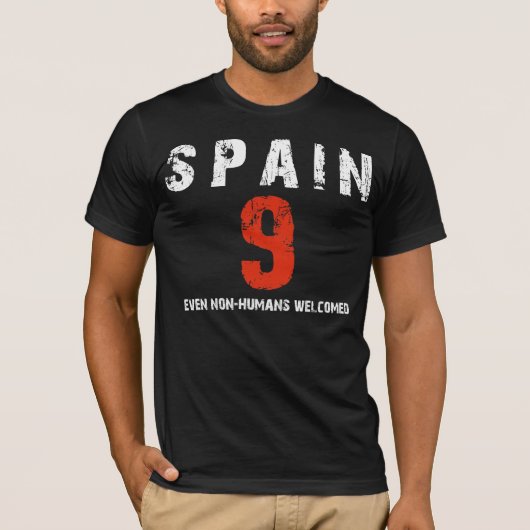 スペイン地区9 Tシャツ (正面)