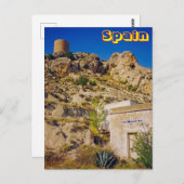 スペイン城 ポストカード (正面/裏面)