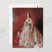 スペイン女王イザベラII ポストカード (正面/裏面)