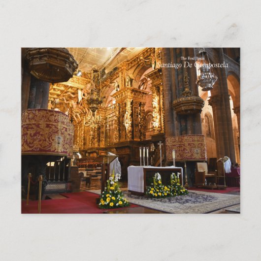 スペイン実在ス – サンティアゴデコンポステラ ポストカード (正面)