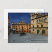 スペイン実在ス – サンティアゴデコンポステラ ポストカード (正面/裏面)