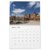 スペイン実在 カレンダー (2月 2027)