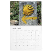 スペイン巡礼路：サンティアゴ2026へレオン カレンダー (1月 2026)