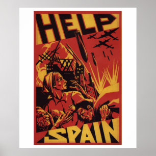 スペイン救済(1937)_プロパガンダポスター ポスター