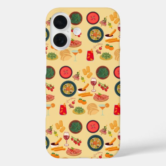 スペイン料理 Case-Mate iPhoneケース (裏面)