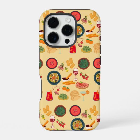 スペイン料理 iPhoneケース (裏面)