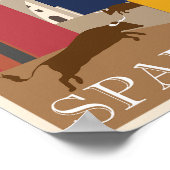 スペイン旅行ポスターヴィンテージ ポスター (角)