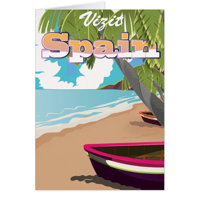 スペイン旅行ポスター (正面)