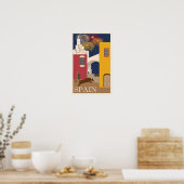 スペイン旅行ポスター ポスター (キッチン)