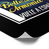 スペイン旅行ヴィンテージのポスター ポスター (角)