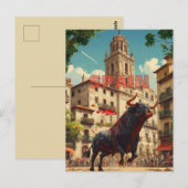 スペイン旅行 ポストカード (正面/裏面)