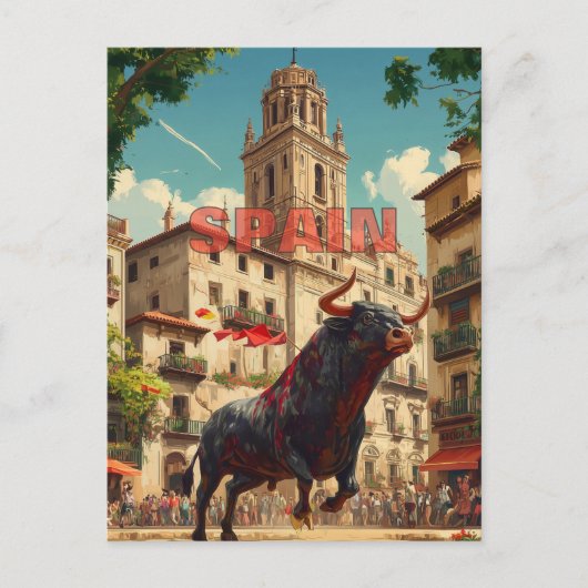 スペイン旅行 ポストカード (正面)