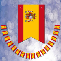 スペイン旗スペインの旗パーティー/結婚式