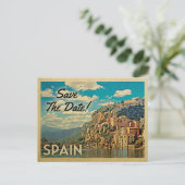 スペイン日付のヴィンテージはがきを保存 案内ポストカード (スタンド正面)