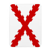 スペイン旧国旗の新スペインのインディコンキスタドール マグネット (縦)