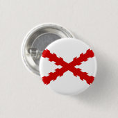 スペイン旧国旗の新スペインのインディコンキスタドール 缶バッジ (正面&裏面)