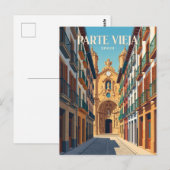 スペイン旧市街 ポストカード (正面/裏面)