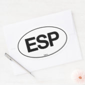 スペイン楕円 楕円形シール (封筒)