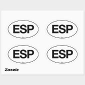 スペイン楕円 楕円形シール (シート)