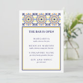 スペイン海軍イエロータイル シグネチャー カクテル 招待状 (スタンド正面)