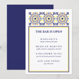 スペイン海軍イエロータイル シグネチャー カクテル 招待状