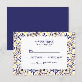 スペイン海軍イエロータイル メディテレニアン ウェディング 招待状