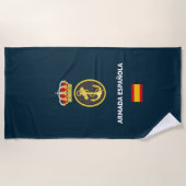 スペイン海軍パスポートフォンケース ビーチタオル (正面)