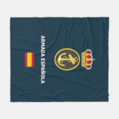 スペイン海軍パスポートフォンケース フリースブランケット (正面(横))