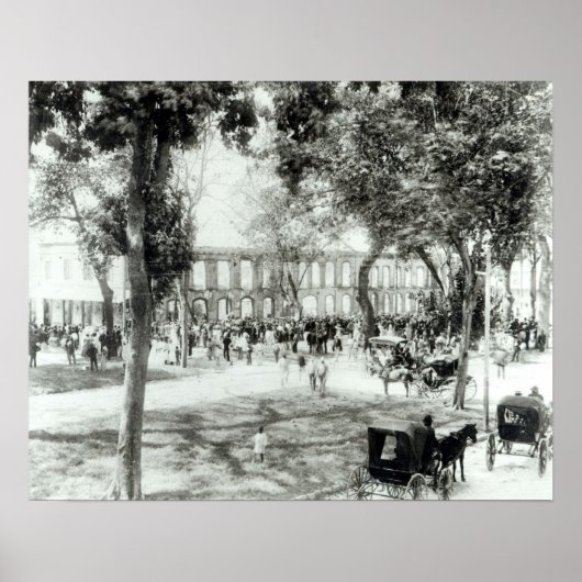 スペイン港,トリニダード, 1891 ポスター (正面)