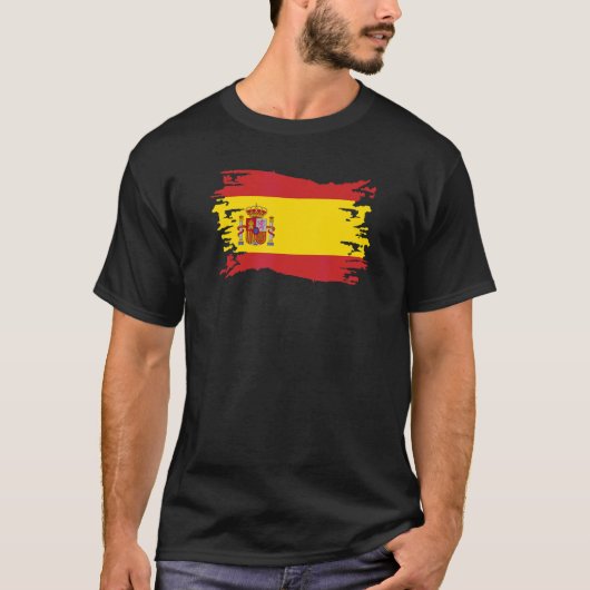 スペイン王国の国旗のエスパーニャ Tシャツ (正面)